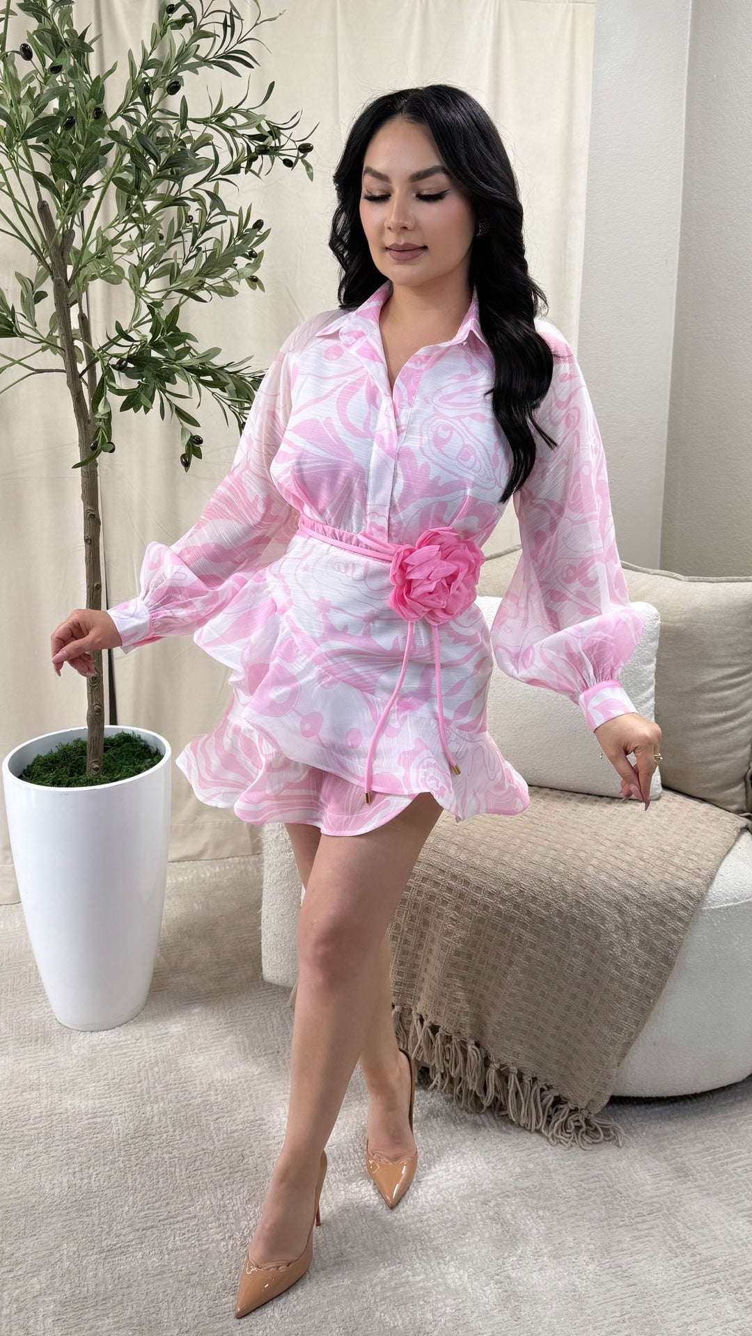 AZALEA PINK DRESS  Anethsboutique1
